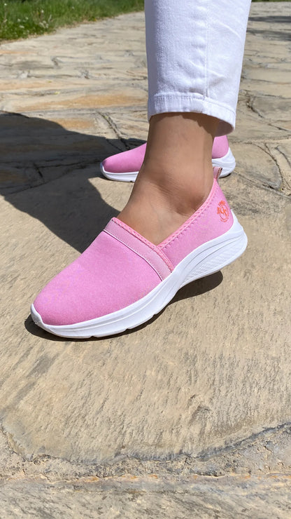 Gin Tonic Slip On Pink Sneakers