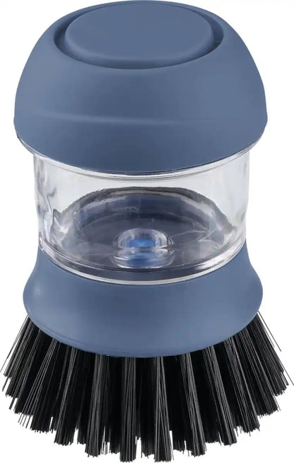 Dishwashing brush with dishwashing dispenser