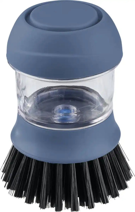 Dishwashing brush with dishwashing dispenser