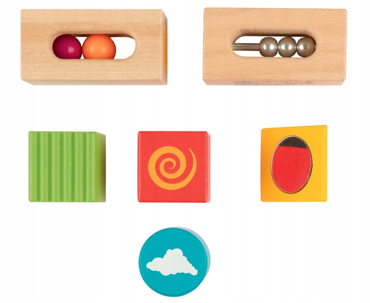SENSORY BLOCKS WOODEN GAME PLAYTIVE 1+