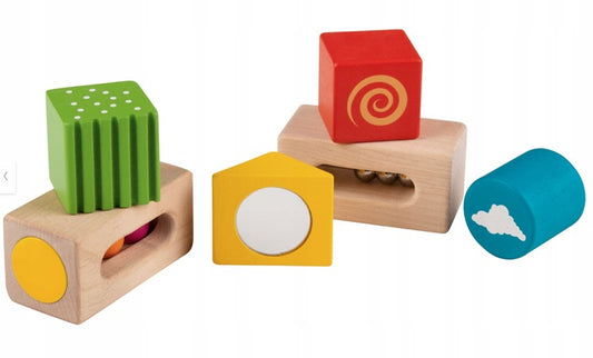 SENSORY BLOCKS WOODEN GAME PLAYTIVE 1+