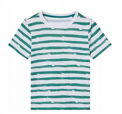 LUPILU Children's Cotton Pajamas Short Sleeve, Shorts STRIPES