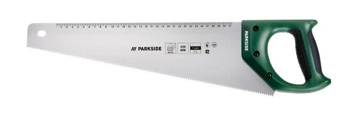 PARKSIDE Set of 2 Wood Hand Saws with Measuring Tape