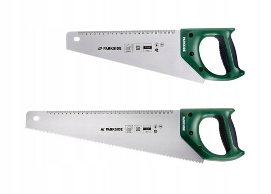PARKSIDE Set of 2 Wood Hand Saws with Measuring Tape