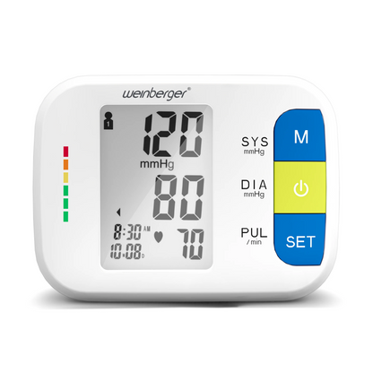 Wrist blood pressure monitor
