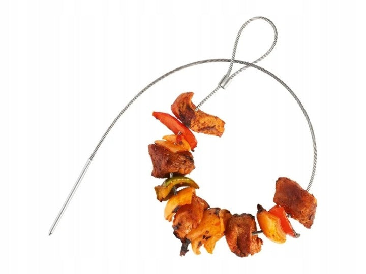 Let's BBQ Flexible grill skewer set of 2, 75 cm