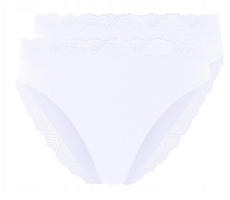 Esmara briefs with laces, 2 pieces, White