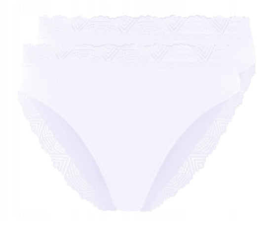 Esmara briefs with laces, 2 pieces, White