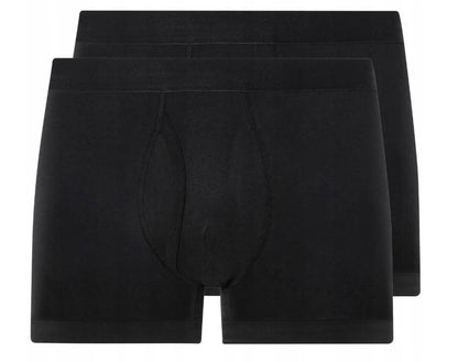 Men's Boxer Shorts 2-Pack, Black