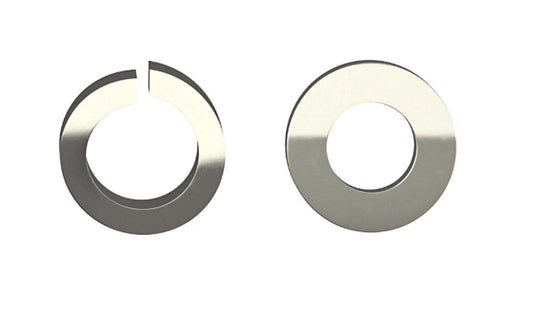 Parkside Set of 350 stainless steel washers and spring washers