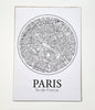 Large Poster map "PARIS Ile-de-France" (50 x 70 cm)
