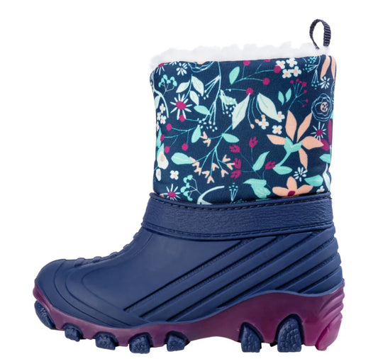 Children's snow boots GIRLS waterproof shoes, light-up soles