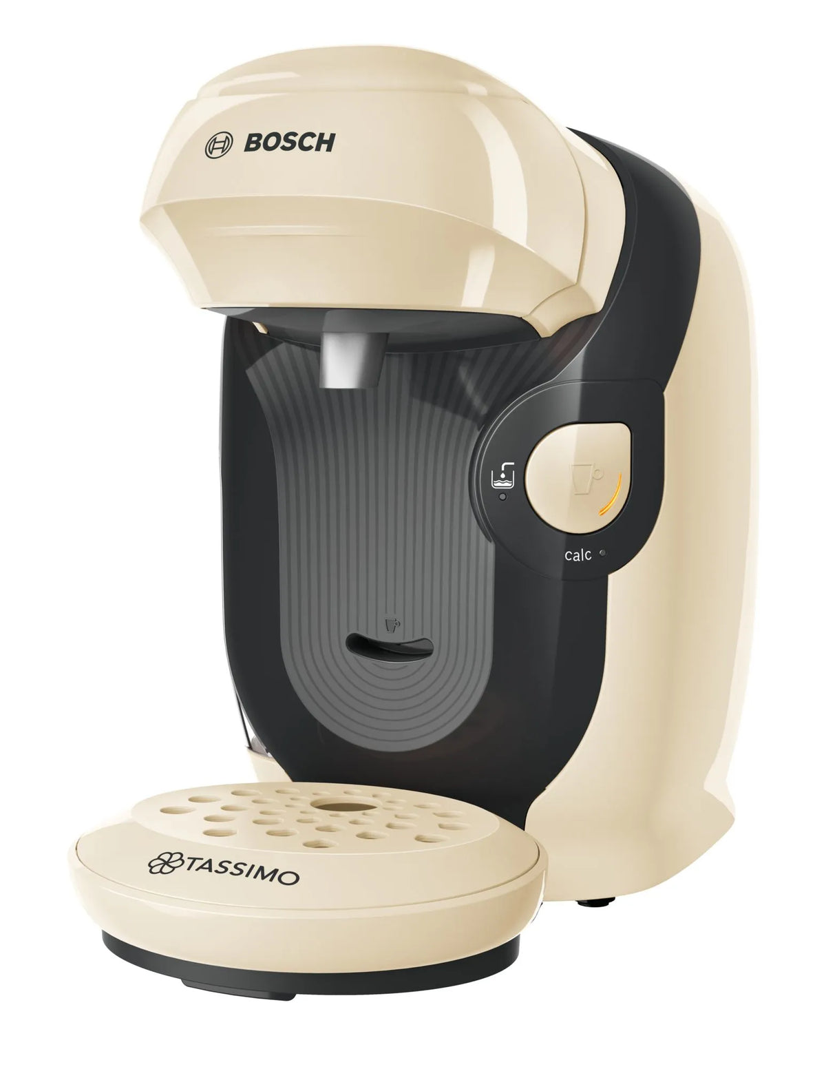 Bosch Tassimo Style TAS1107 - ماكينة تحضير القهوة بالكبسولات، لون كريمي