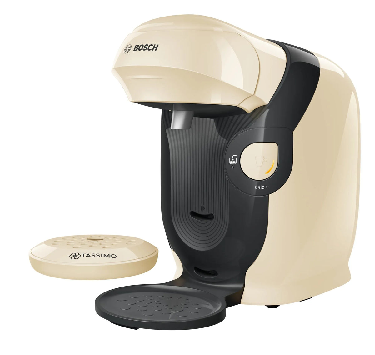 Bosch Tassimo Style TAS1107 - ماكينة تحضير القهوة بالكبسولات، لون كريمي