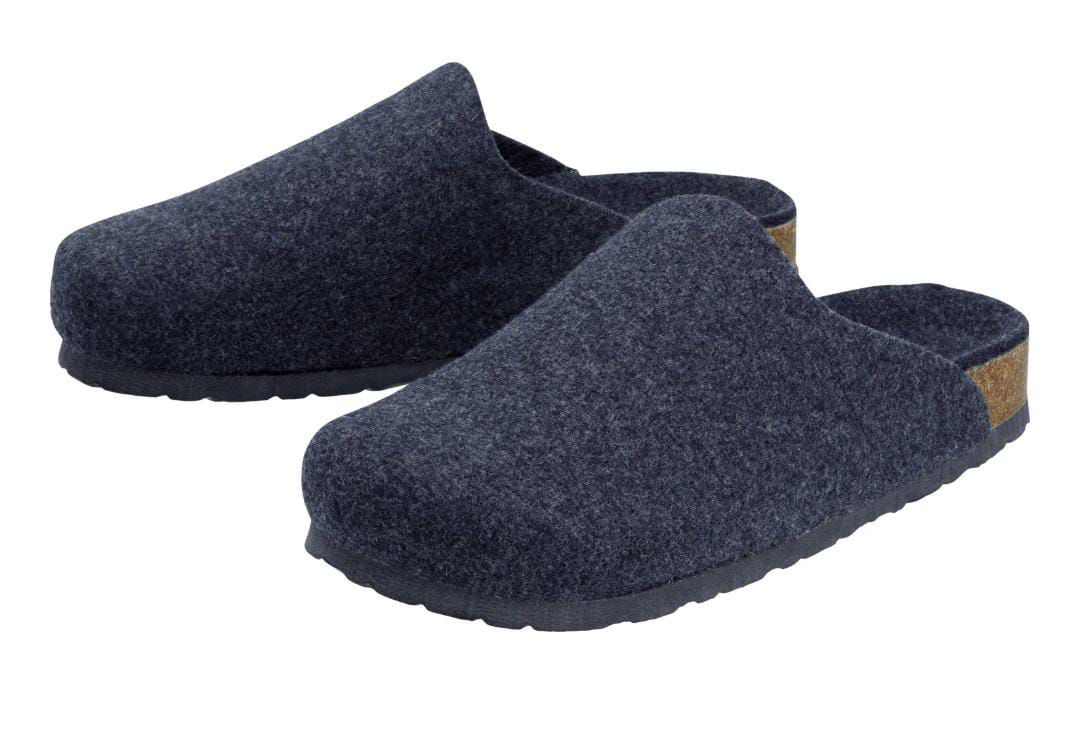 Unisex Felt clogs (Navy)