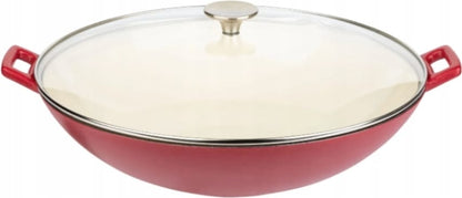 GSW Cast iron wok, Ø 36 cm Color RED