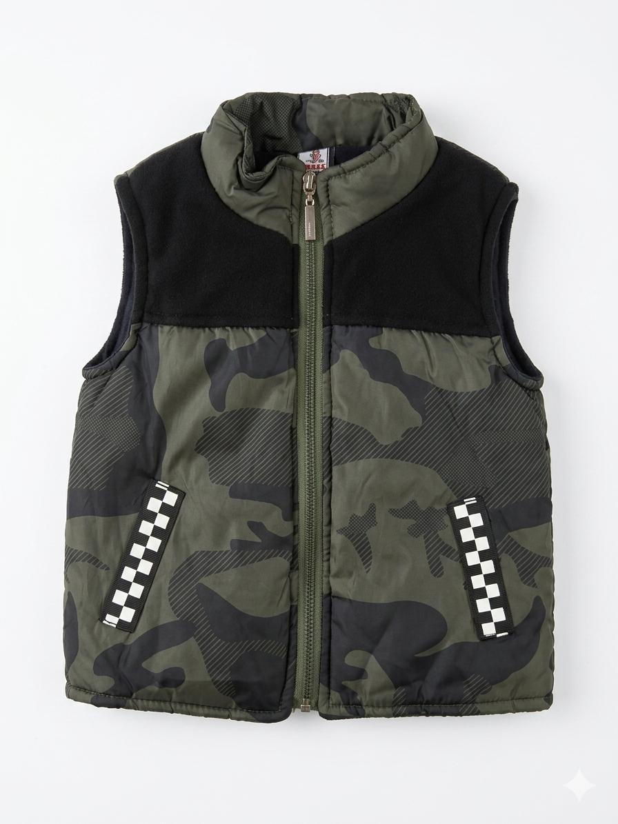 Urban Camo Padded Puffer Vest