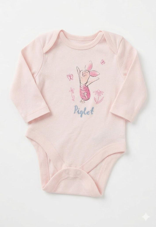 Cotton onesie for baby girls, Pink, Primark