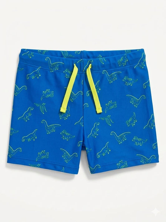 Boys' Dinosaur Silhouette Swim Trunks