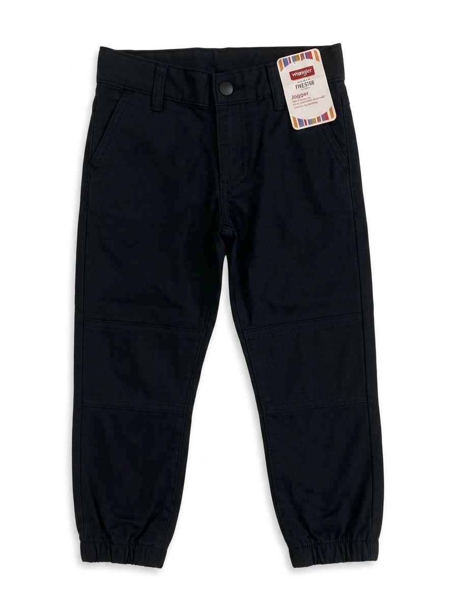 Wrangler Five Star Kids' Summer Jogger Pants - Lightweight – Black