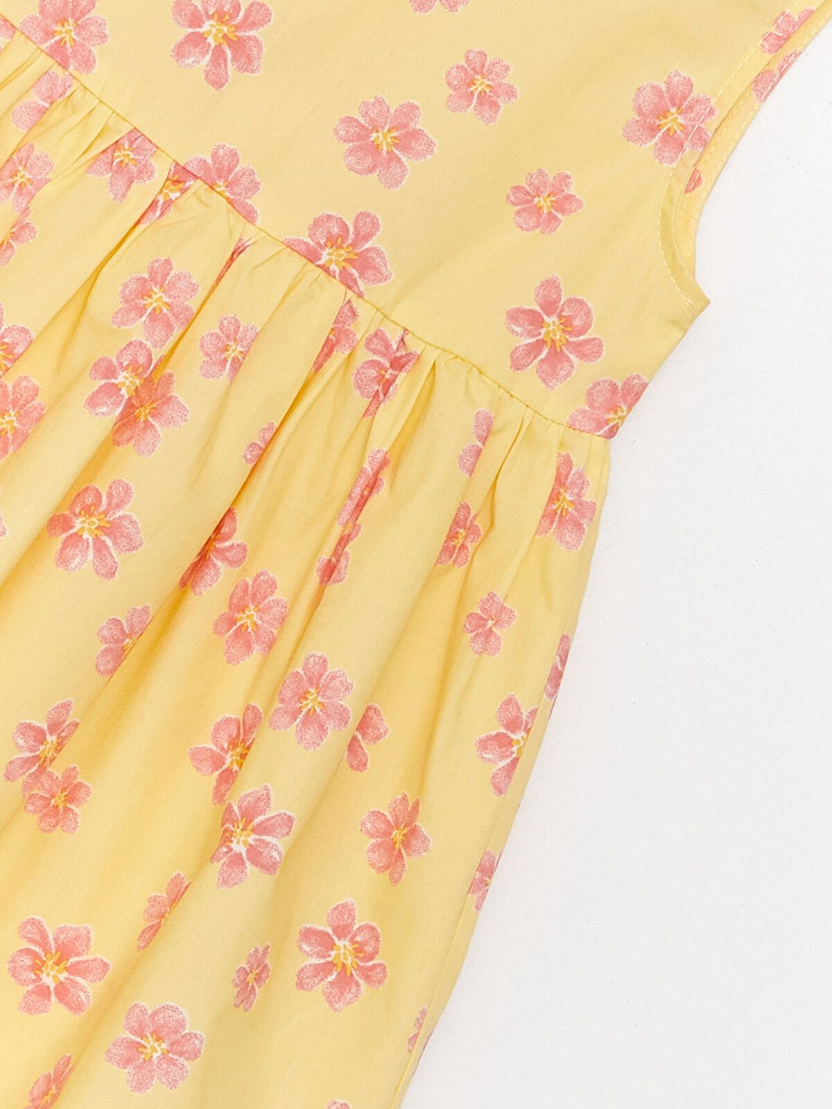 LCW Crew Neck Patterned Girls' Dress