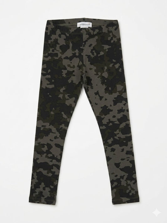 Golden Point Girls Cotton Leggings