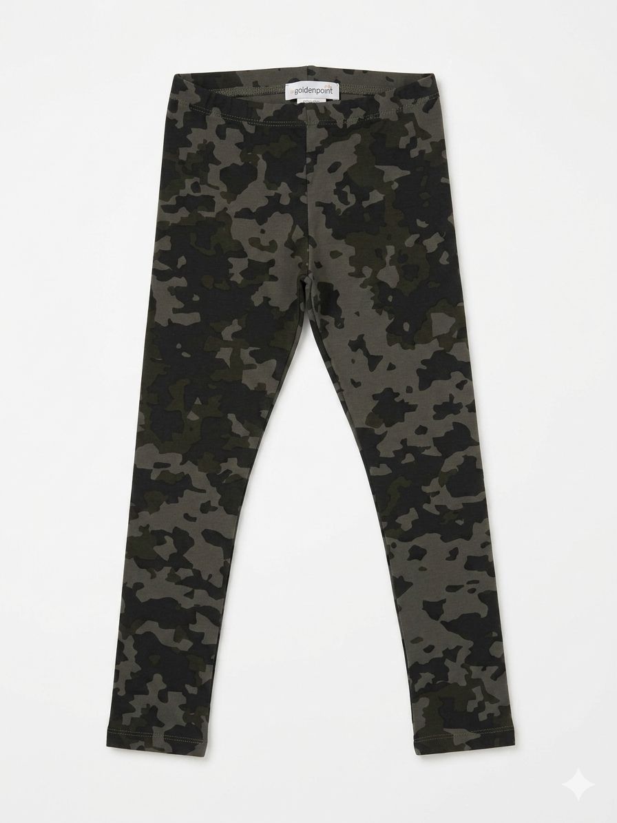 Golden Point Girls Cotton Leggings