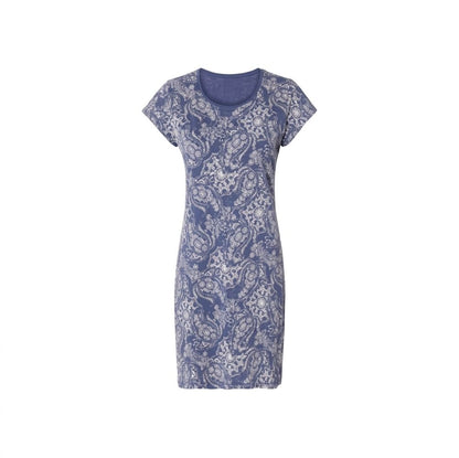 Women's nightgown (Blue/Pattern)
