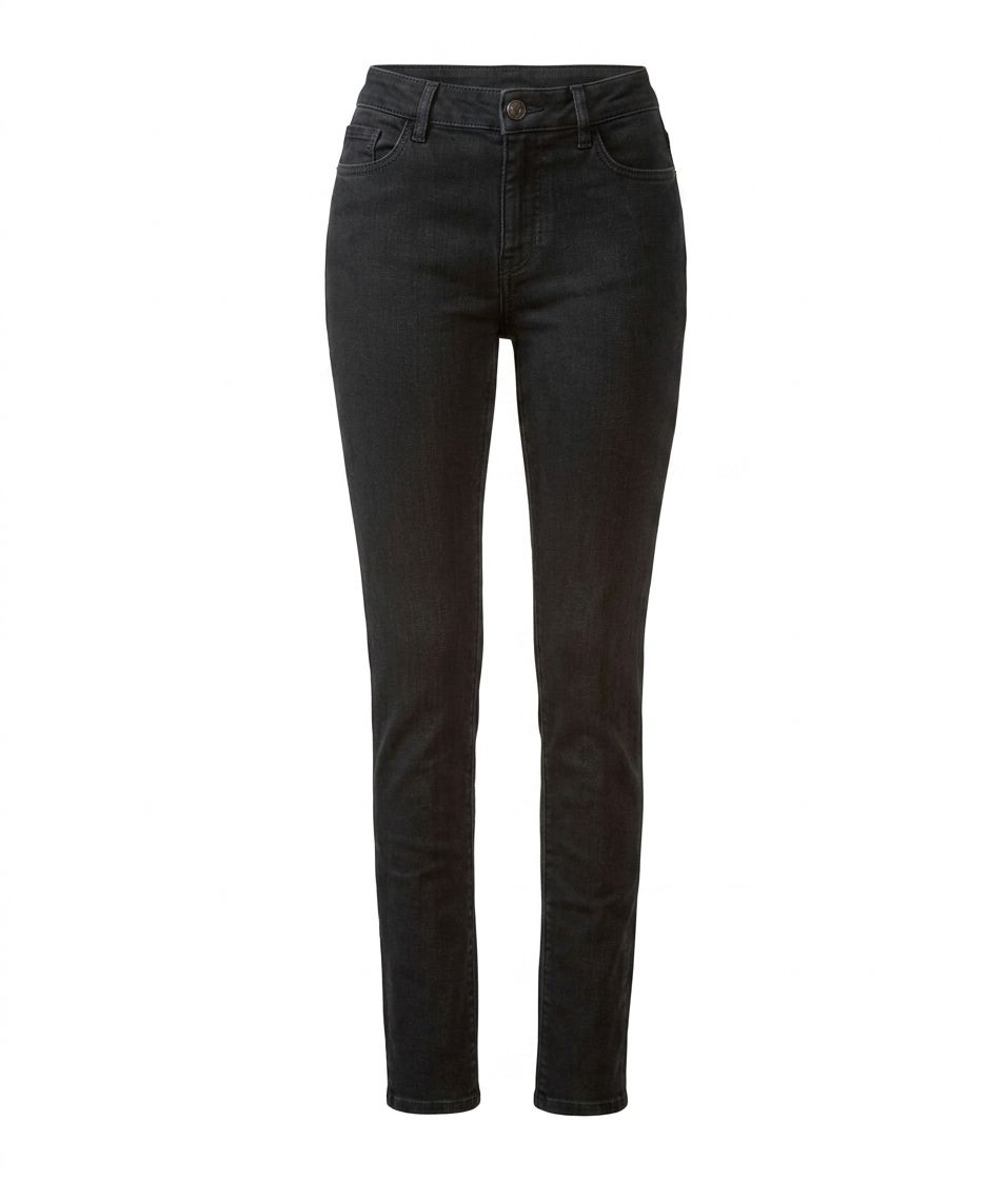 Skinny Fit Jeans for Women, black