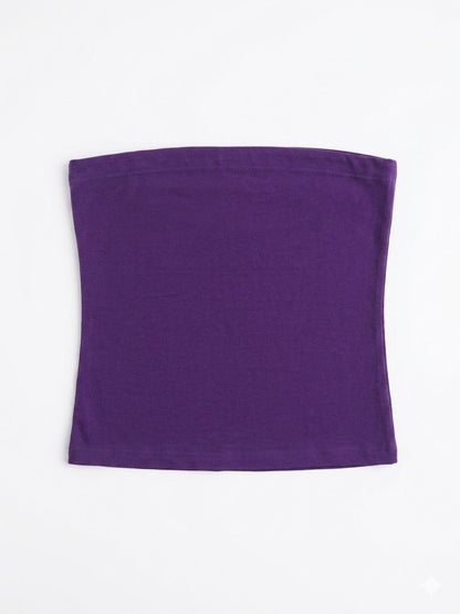 Promodoro Strapless Cotton Bandeau Top