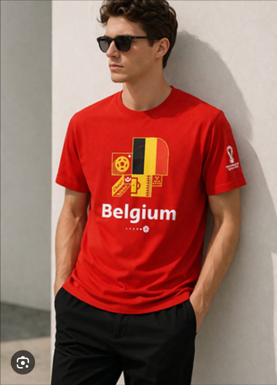 FIFA World Cup Qatar 2022™ Belgium Red Graphic T-Shirt