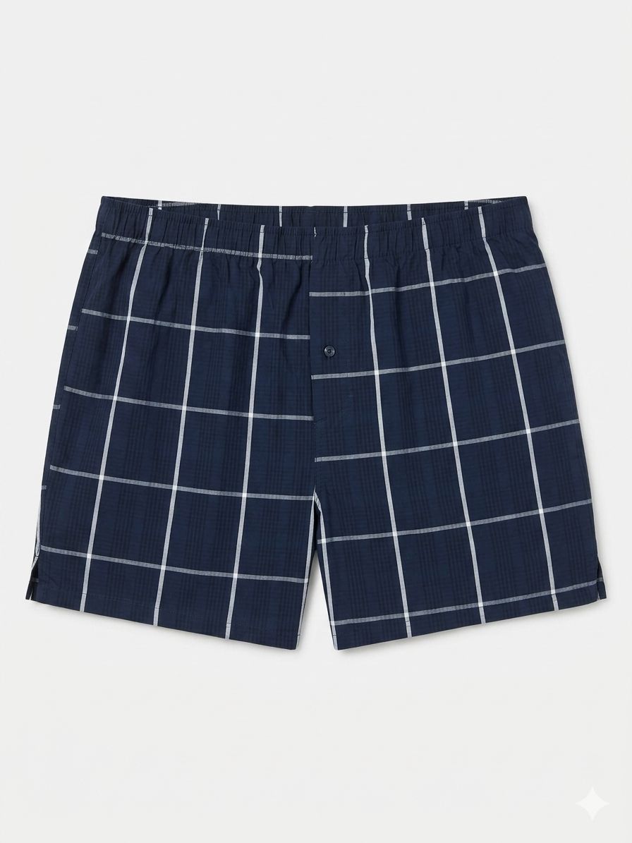 LIVERGY pack of 2 Men’s boxers shorts, blue & navy