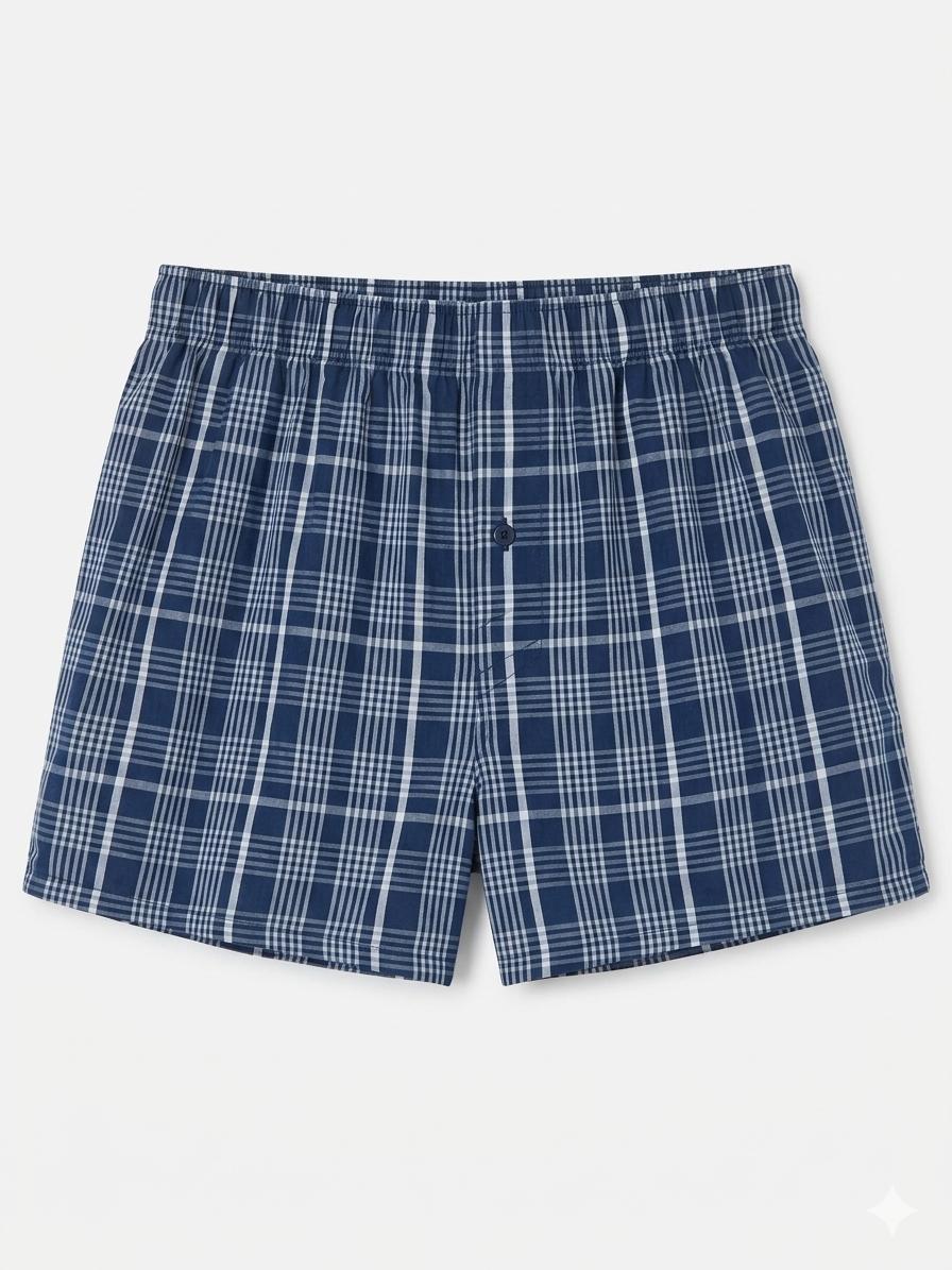 LIVERGY pack of 2 Men’s boxers shorts, blue & navy
