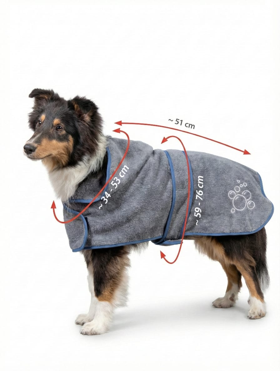 DOBAR bathrobe for dogs size M