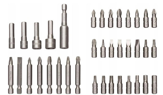 PARKSIDE BITS AND SOCKET WRENCHES SET 37 pieces in a case