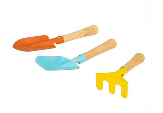 KIDS GARDENING TOOLS, SET 3, METAL