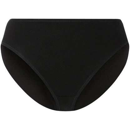 Set of 10 Pieces Women's Cotton Panties Type Briefs in Black