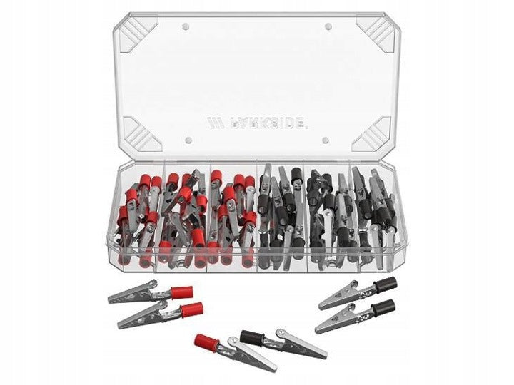 Parkside Crocodile Clips Set, 80 pcs.