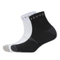 Crivit Women's Sports Socks, 2 Pairs (35/36, Black/White)