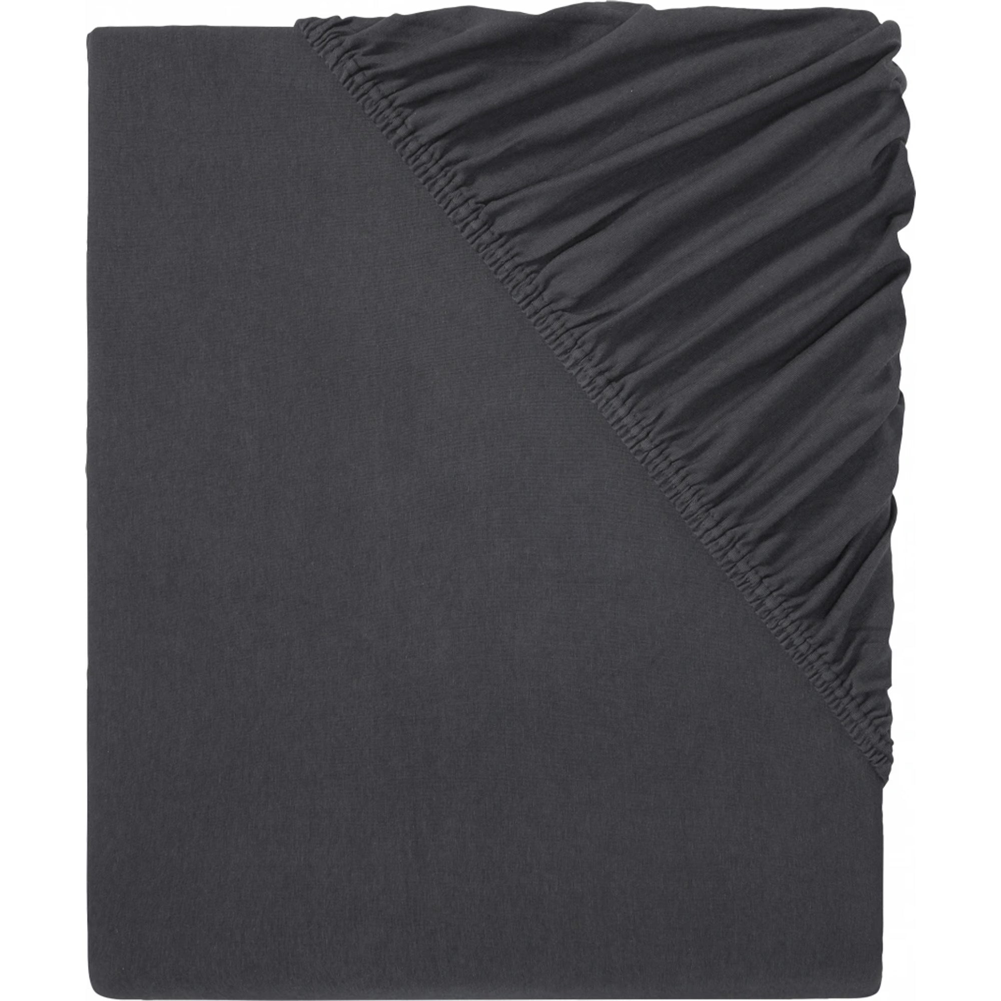 Livarno Home Jersey stretch sheet 180-200x200 (King, Dark Grey)