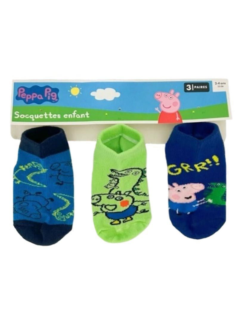 3 pairs of Peppa Pig characters Socks