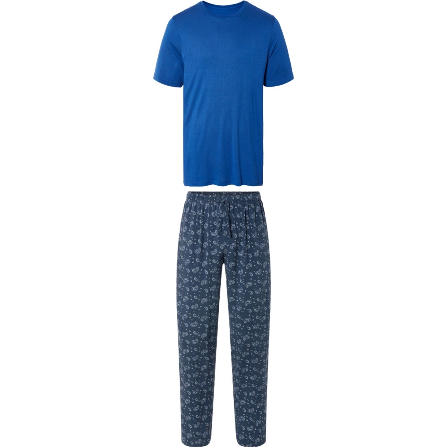Livergy Men's Pajamas Sleeve Blue