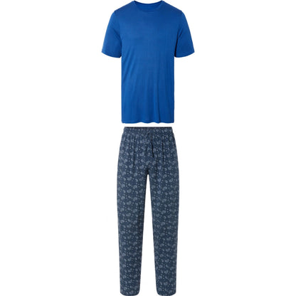 Livergy Men's Pajamas Sleeve Blue