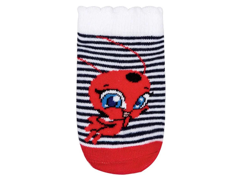 Girls' socks, 3 pairs (Miraculous)