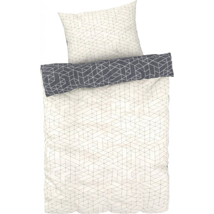 Livarno Home Cotton Reversible Bedding Set (135*200)