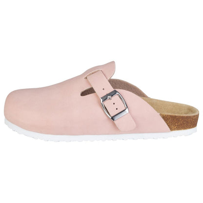 Women's clogs with adjustable buckles