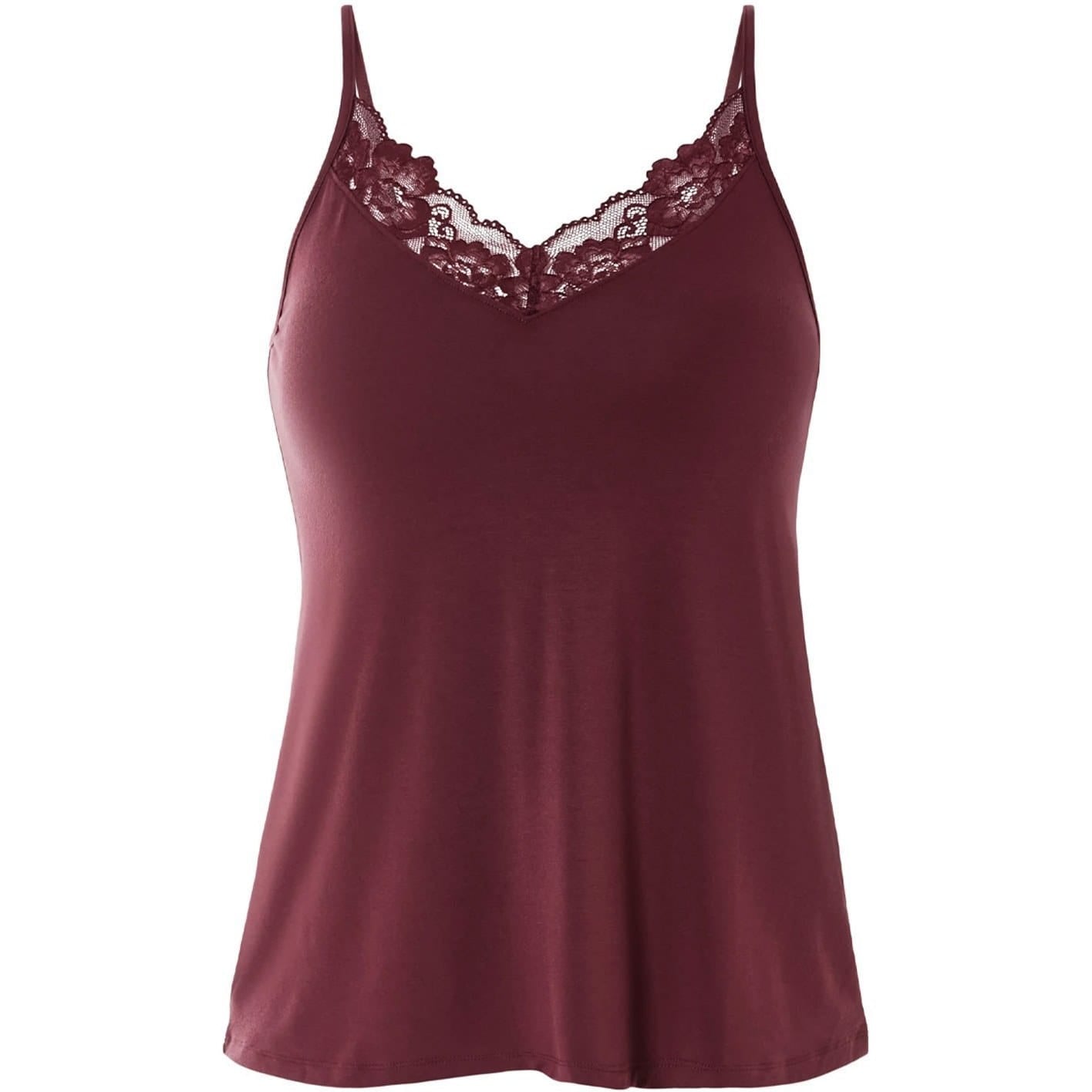 Esmara® Women's Viscose Camisole with Spaghetti Straps (Red)