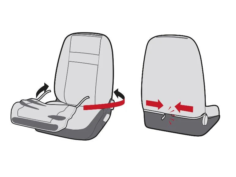 Set of 14 car seat covers