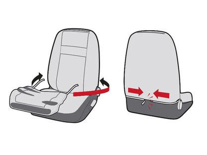 Set of 14 car seat covers