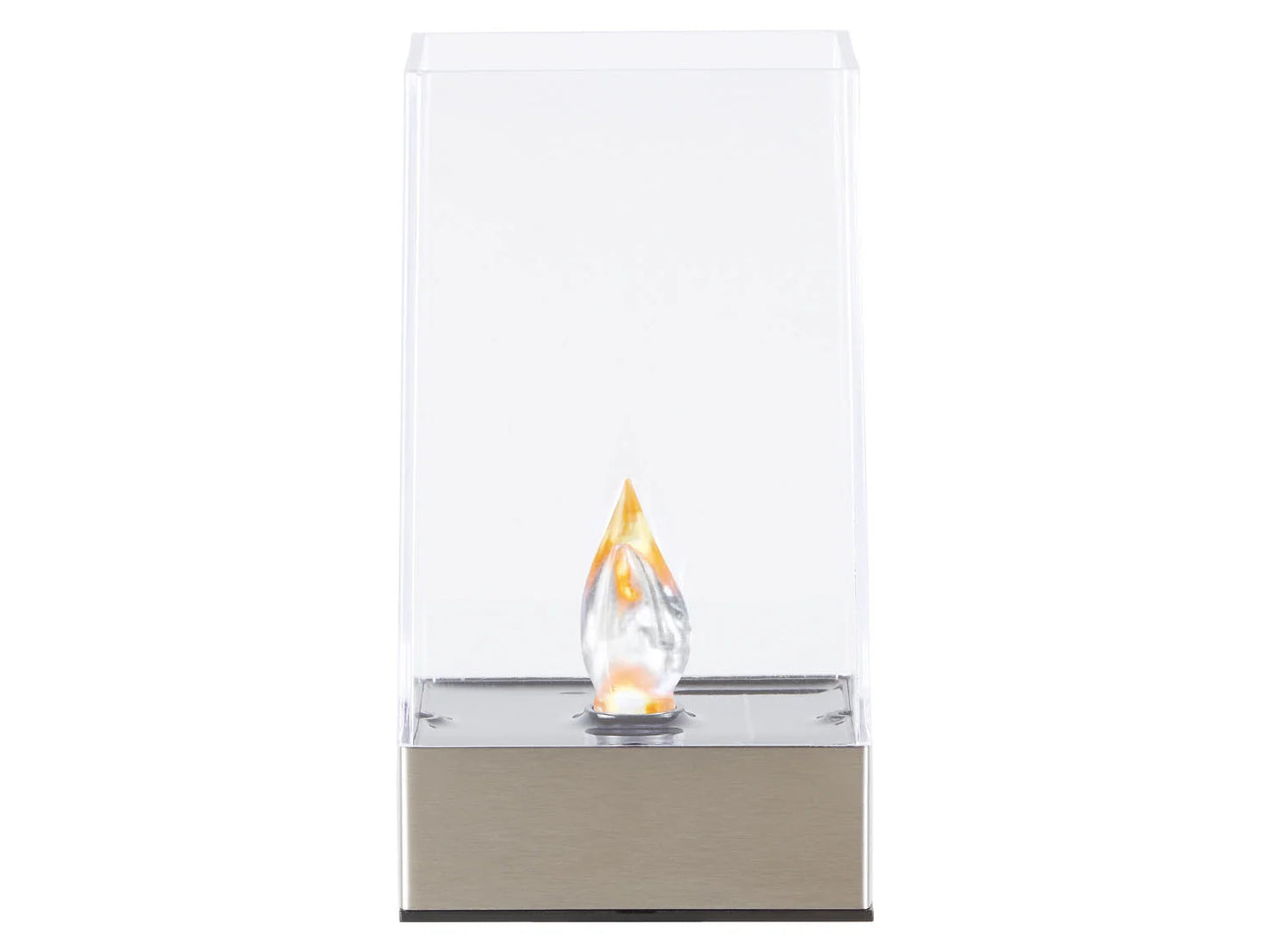 LED solar torch with realistic flickering effect